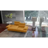 Calia Italia Couch Leder 3-Sitzer Gelb