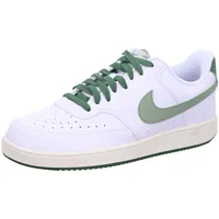 Nike Herren Court Vision Lo White/Oil Green-Treeline-Sail, 47