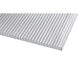 Scobalit Polycarbonat Hohlkammerplatte 25 mm 980 x 3500 mm Opal-Weiß