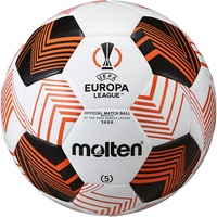 Molten UEFA Europa League 2023/24 Fußball weiß/orange, 5