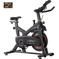 Vevor Stationäres Fahrrad Heimtrainer Fitness Bicycle Indoor LCD-Display Schwarz