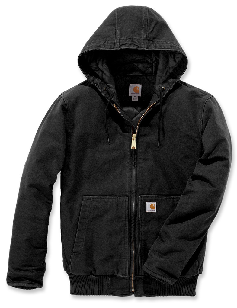 Carhartt Duck Active Jas, zwart, M Voorman