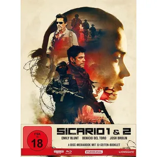 Sicario 1 & 2 - Limited Collector´s Edition Cover A (2 4K UHDs + 2 Blu-rays) (exkl. Shop)