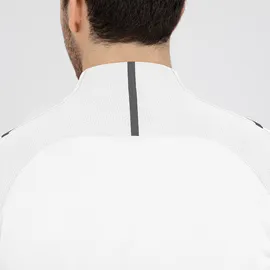 Jako Challenge Sweatshirt mit 1/4-Reißverschluss weiß/anthra light XXL
