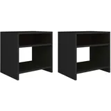 vidaXL Nachtschrank 40 x 30 x 40 cm Schwarz