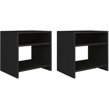 vidaXL Nachtschrank 40 x 30 x 40 cm Schwarz