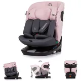 Chipolino Autokindersitz i-Size Kindersitz Motion, bis: 36 kg, (40 - 150 cm) Isofix 360° drehbar verstellbar rosa