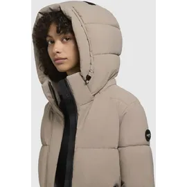 khujo Steppmantel "Haya Matt-YM", Damen, Gr. L (40), grau, Obermaterial: 100% Polyester, Futter: 100% Nylon, Wattierung: 100% Polyester, Basic, gerade ca.