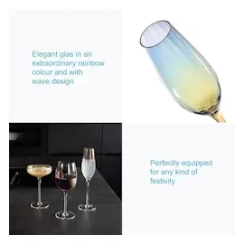 Intirilife Champagner Sektglas 0,2 l 6-tlg.