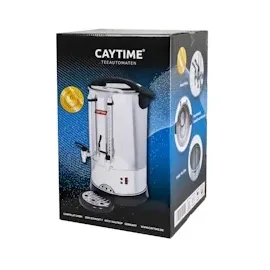 Caytime Teemaschine A6 - Teeautomat isoliert mit Doppelwand Isolierung Analog Samowar, Semaver 6 L