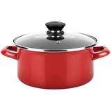 Fagor Optimax Kochtopf 24 cm, - Red / Clear - One Size
