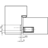 Simonswerk Schließmagnet KCM 50 Aluminium