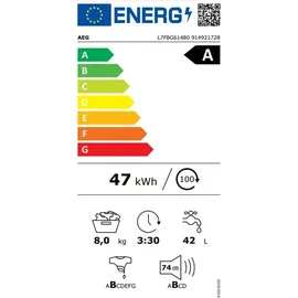 AEG L7FBG61480 Waschmaschine (8 kg, 1400 U/min)