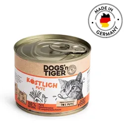 Dogs'n Tiger Katze Premium 6 x 200g Dose Köstlich