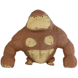 Kids Globe Jungle Expedition XXL Super Stretch Gorilla (22 cm, 1,5 kg, dehnbar, Dschungel Tier Spielzeug, Gorilla Spielzeug, Dschungel Tierfigur) 621730, Braun-