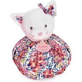 Doudou et Compagnie Boule Katze Schmusetuch 25 cm Rosa