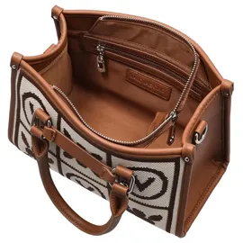 Valentino Tyle Henkeltasche Kunstleder Beige/Braun