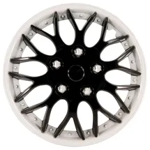 Auto-Style Satz Radzierblenden Missouri 16-Zoll Schwarz/Weiß