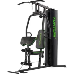 Kraftstation HG20 - MultiGym mit 12 Gewichten a 5 kg - Gewichtsblock 60 kg SCHWARZ|GRÜN No Size