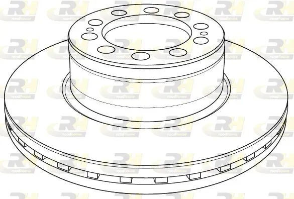 ROADHOUSE nsx123520 Vorderachse belüftet 430mm 45mm für Mercedes