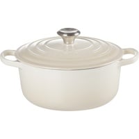 Le Creuset Signature Bräter 24 cm rund meringue