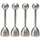 casativo Eierköpfer Edelstahl 4er-Set Weiß
