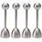 casativo Eierköpfer Edelstahl 4er-Set Weiß