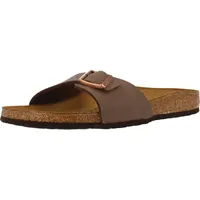 Birkenstock Madrid Birko-Flor Nubuk schmal mocca 45