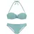 JETTE Bügel-Bandeau-Bikini Damen Grün/Weiß 36 Cup C