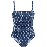 LASCANA Badeanzug Pünktchen-Design Blau 46 Cup C