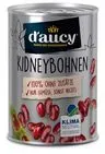 d'aucy Rote Kidneybohnen: Natürliche Vielfalt ohne Salz und Zuckerzusatz