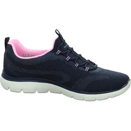SKECHERS Summits Damen Memory-Foam Blau/Pink 36