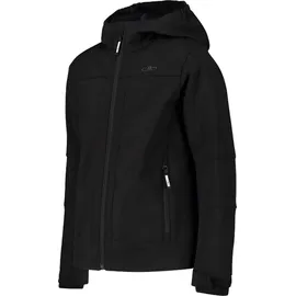 CMP Jungen Softshelljacke Für Kinder Kapuzen Jacke, Schwarz, 104