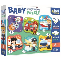 Trefl Puzzle Primo Baby Puzzle Fahrzeuge, Puzzleteile