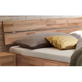 Hasena Massivholzbett Ortona 100 x 200 cm Holz Braun Kernbuche