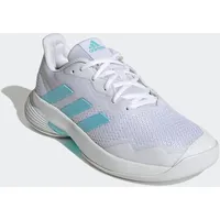 Adidas CourtJam Control Tennisschuh Cloud White / Bliss Blue / Cloud White 43 1/3