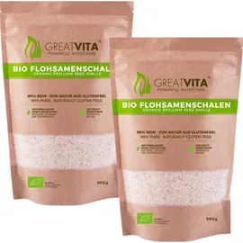greatvita Bio Flohsamenschalen 99% rein 1000 g