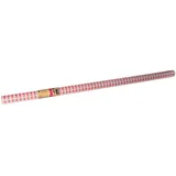 PROnappe Tischband 8x Papiertischdecke auf Rolle 10x1,18m Vichy Rot R481070I, Nappes rouleaux papier damassé rot