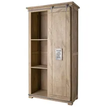Massivmoebel24 Mango Schrank 100x50x190 beige