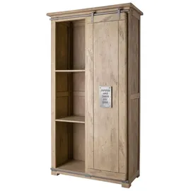 Massivmoebel24 Mango Schrank 100x50x190 beige