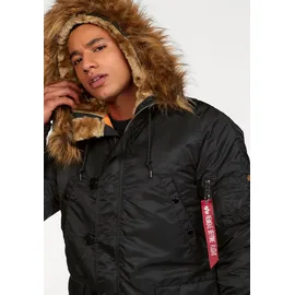 Alpha Industries N-3b Vf59 Mantel Black XL