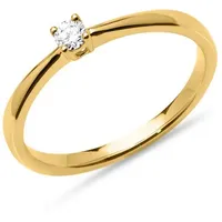 Unique Verlobungsring Filigraner Verlobungsring Diamant 0,1 ct. VR0132 (Größe: 50mm) goldfarben 50