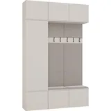 Topeshop Garderobenset HAGA III 1S+2W Beige