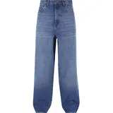 URBAN CLASSICS Heavy Ounce Baggy Fit Jeans New Mid Blue Washed 38
