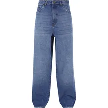 URBAN CLASSICS Heavy Ounce Baggy Fit Jeans New Mid Blue Washed 38