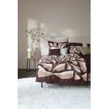 Schöner Wohnen SCHÖNER WOHNEN-Kollektion Bettwäsche Plant 155 x 220 cm Satin Rot