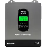 DATOUBOSS 1800W Solar Hybrid Wechselrichter 12V Reiner Sinus Wechselrichter mit 100A MPPT Solarladeregler,2500W PV Eingang,Unterstützt Batterielosen Betrieb,BMS-Schutzsystem.