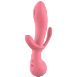 Klassischer Vibrator Dream Toys Amour Triple Pleasure Rosa