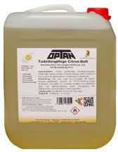 OPTAN Toilettenpflege, Citrusduft 0100/010 , 10 Liter - Kanister