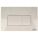 Valsir Betätigungsplatte P1 Glänzend Weiß, Passend Zu Tropea S, Winner S Und Cubik S, Mechanisch - Vs0871301